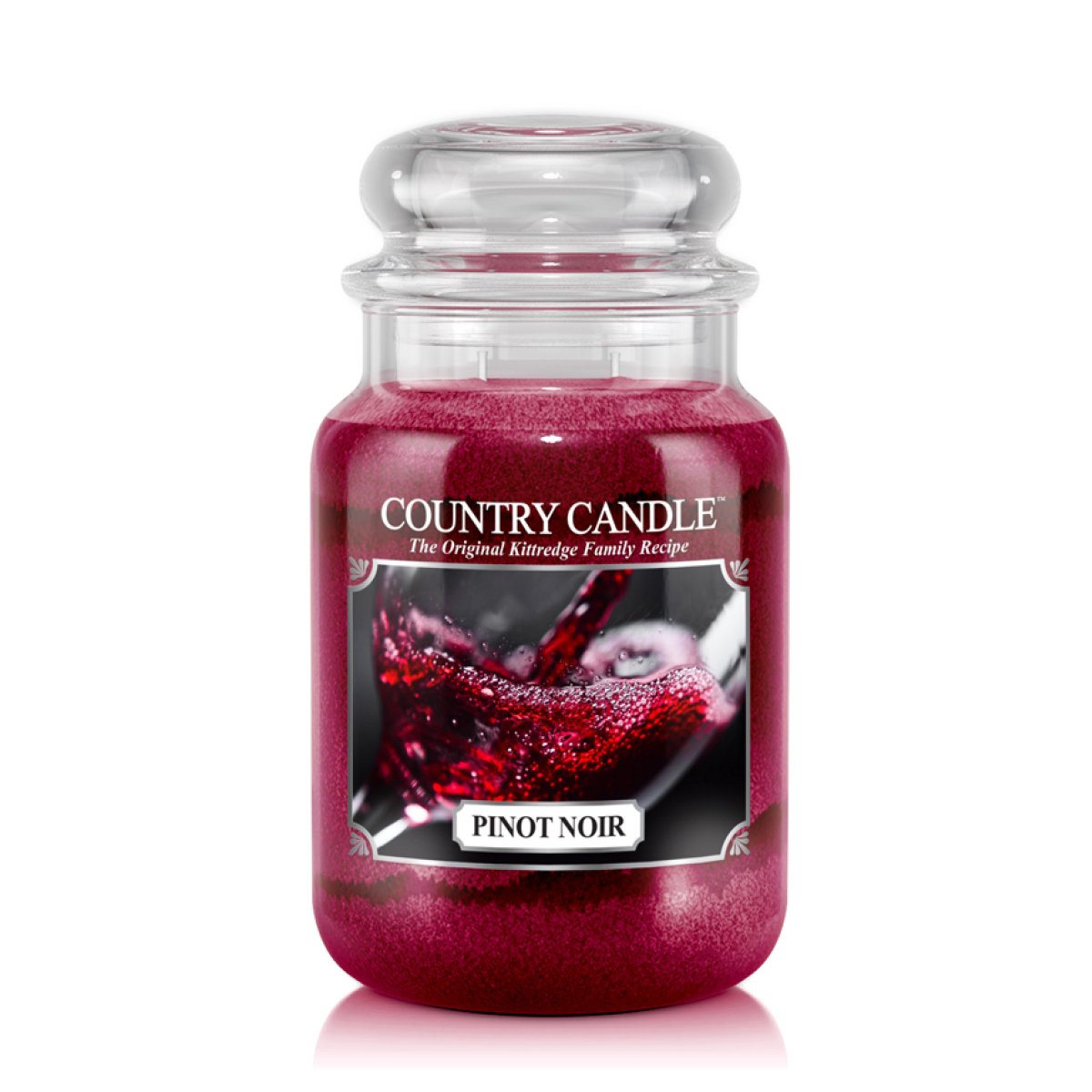 Doftljus Country Candle Stor-Pinot Noir