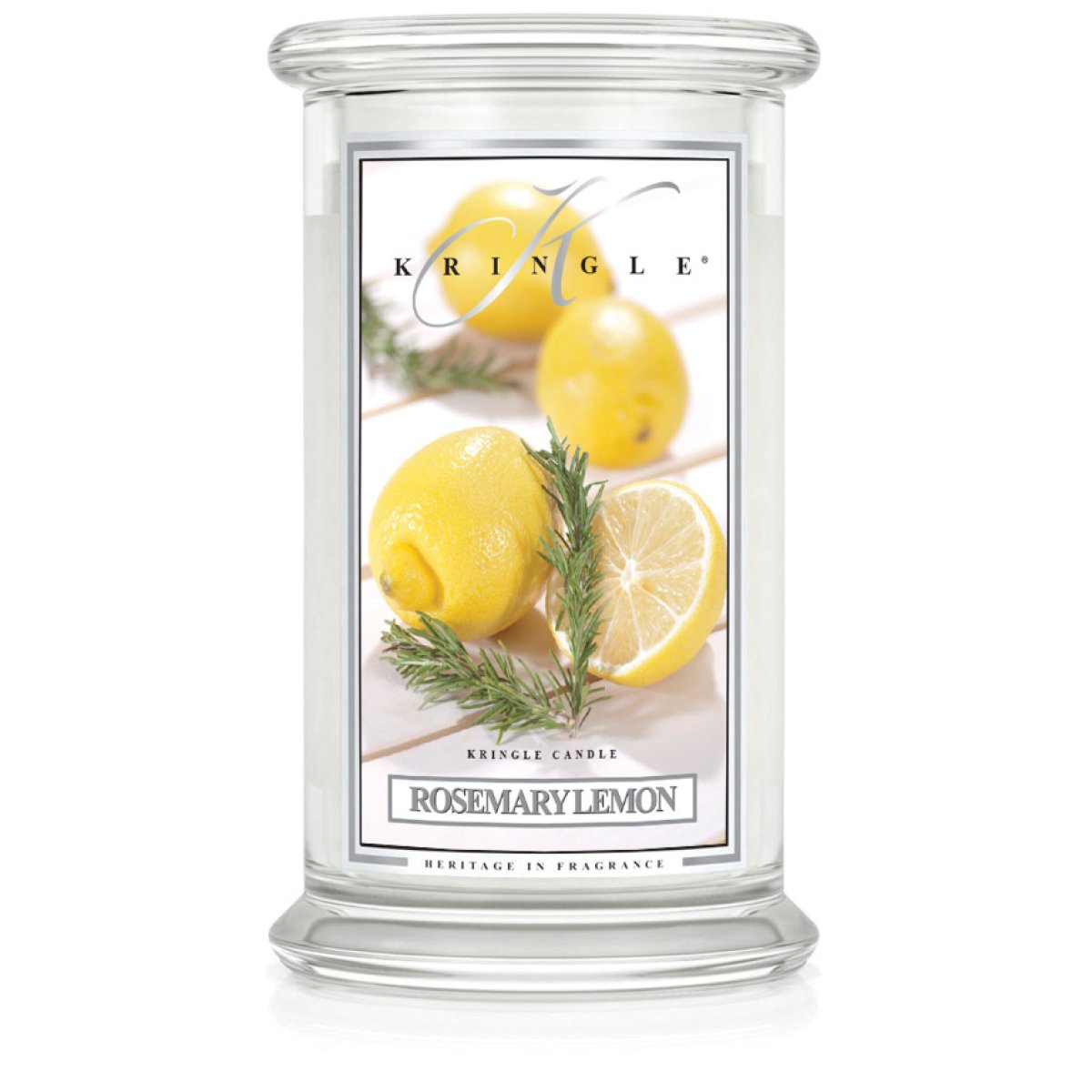 Doftljus Kringle Candle Stor-Rosemary Lemon